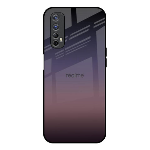 Grey Ombre Realme 7 Glass Back Cover Online