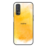 Rustic Orange Realme 7 Glass Back Cover Online