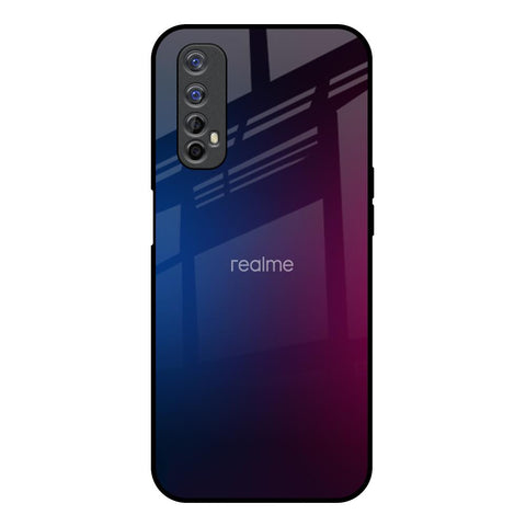 Mix Gradient Shade Realme 7 Glass Back Cover Online