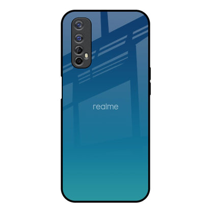 Celestial Blue Realme 7 Glass Back Cover Online