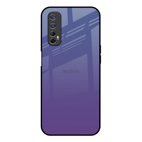 Indigo Pastel Realme 7 Glass Back Cover Online
