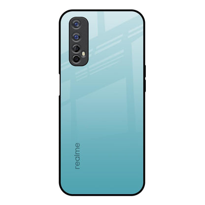 Arctic Blue Realme 7 Glass Back Cover Online
