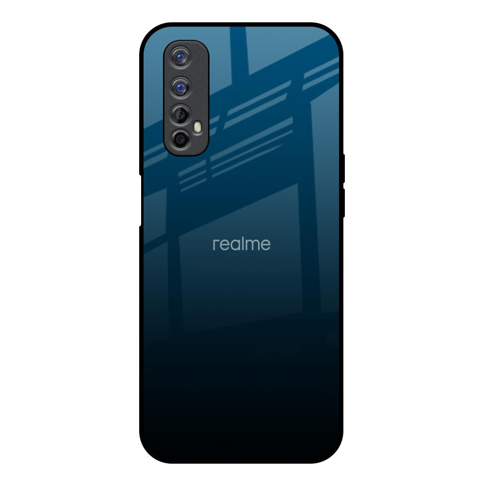 Sailor Blue Realme 7 Glass Back Cover Online