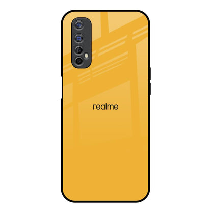 Fluorescent Yellow Realme 7 Glass Back Cover Online