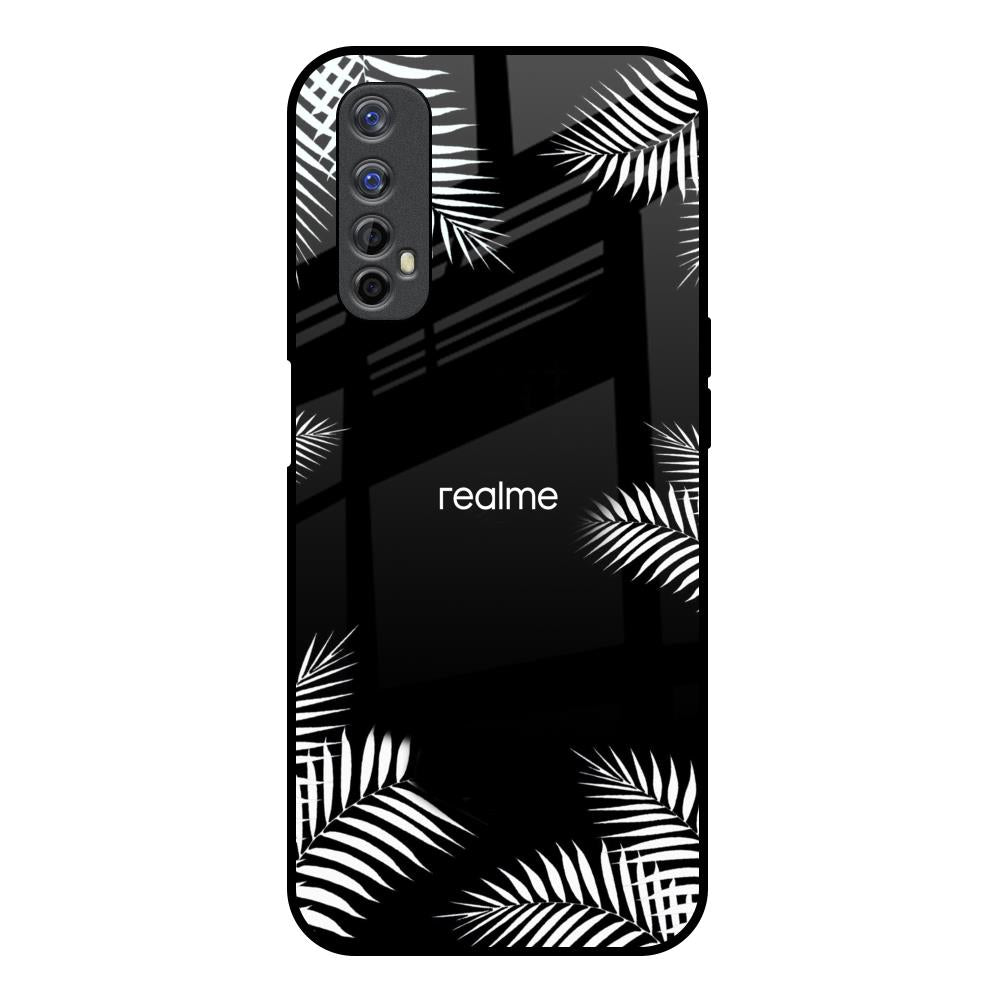 Zealand Fern Design Realme 7 Glass Back Cover Online
