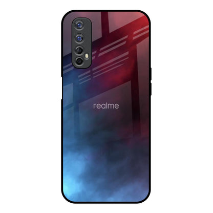 Smokey Watercolor Realme 7 Glass Back Cover Online