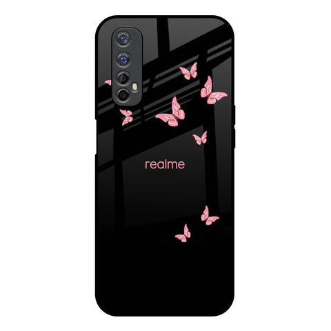 Fly Butterfly Realme 7 Glass Back Cover Online