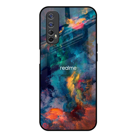 Colored Storm Realme 7 Glass Back Cover Online