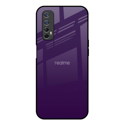 Dark Purple Realme 7 Glass Back Cover Online