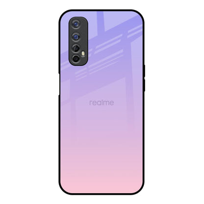 Lavender Gradient Realme 7 Glass Back Cover Online