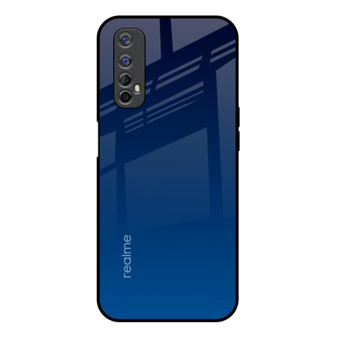 Very Blue Realme 7 Glass Back Cover Online
