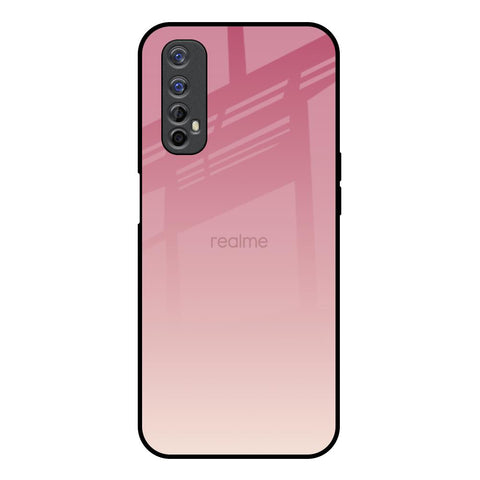 Blooming Pink Realme 7 Glass Back Cover Online