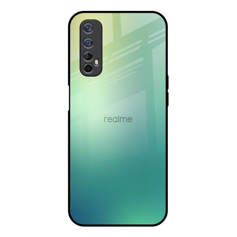 Dusty Green Realme 7 Glass Back Cover Online