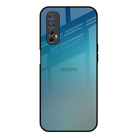Sea Theme Gradient Realme 7 Glass Back Cover Online