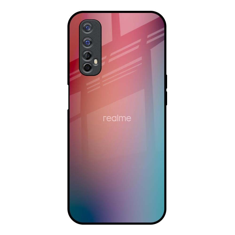 Dusty Multi Gradient Realme 7 Glass Back Cover Online