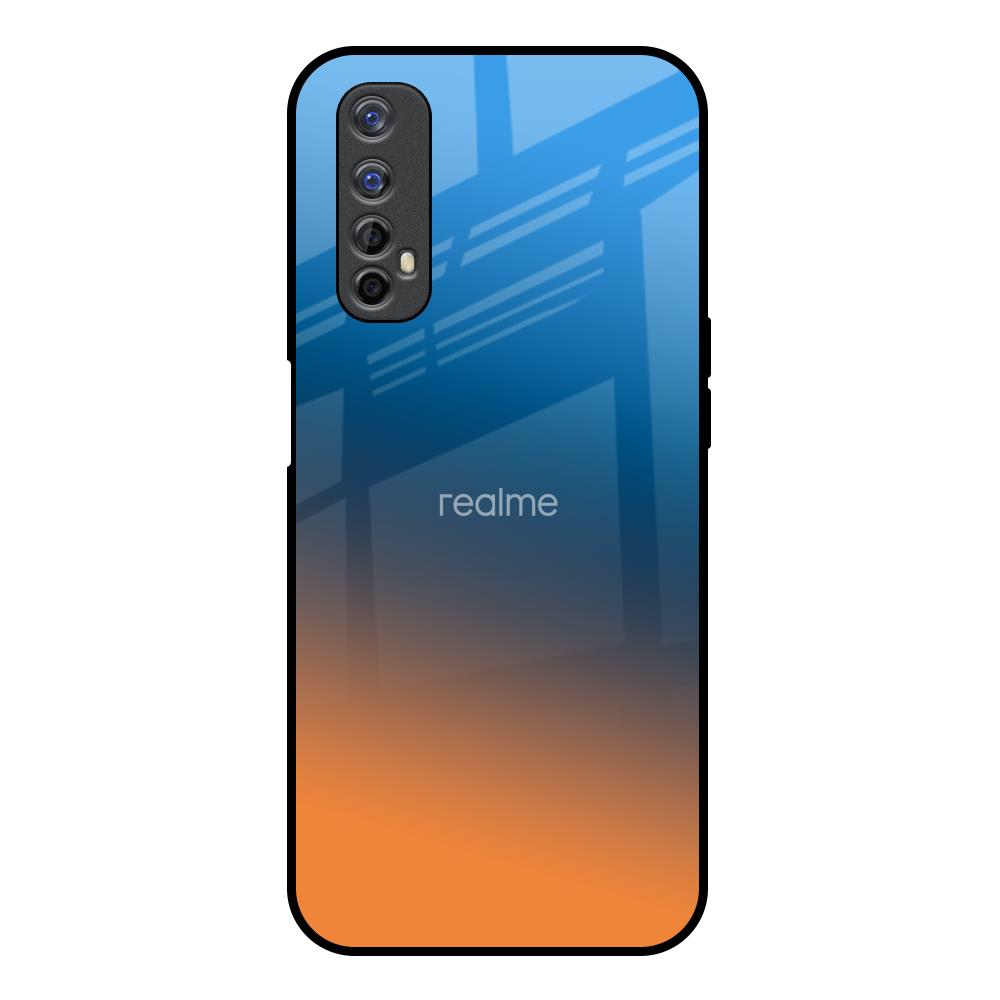 Sunset Of Ocean Realme 7 Glass Back Cover Online