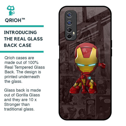 Angry Baby Super Hero Glass Case for Realme 7