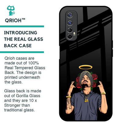 Punjabi Singer Poster Glass Case for Realme 7