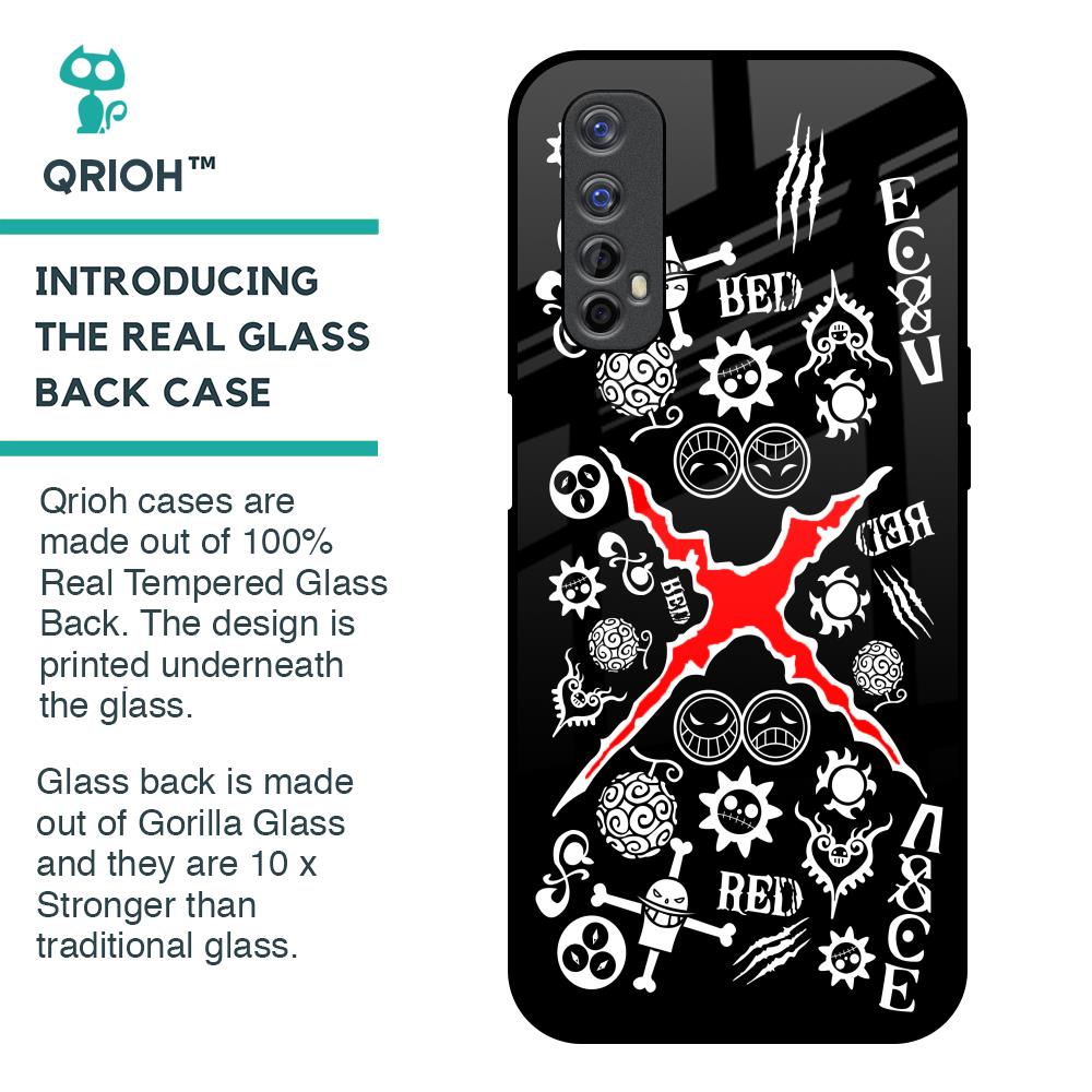 Red Zone Glass Case for Realme 7