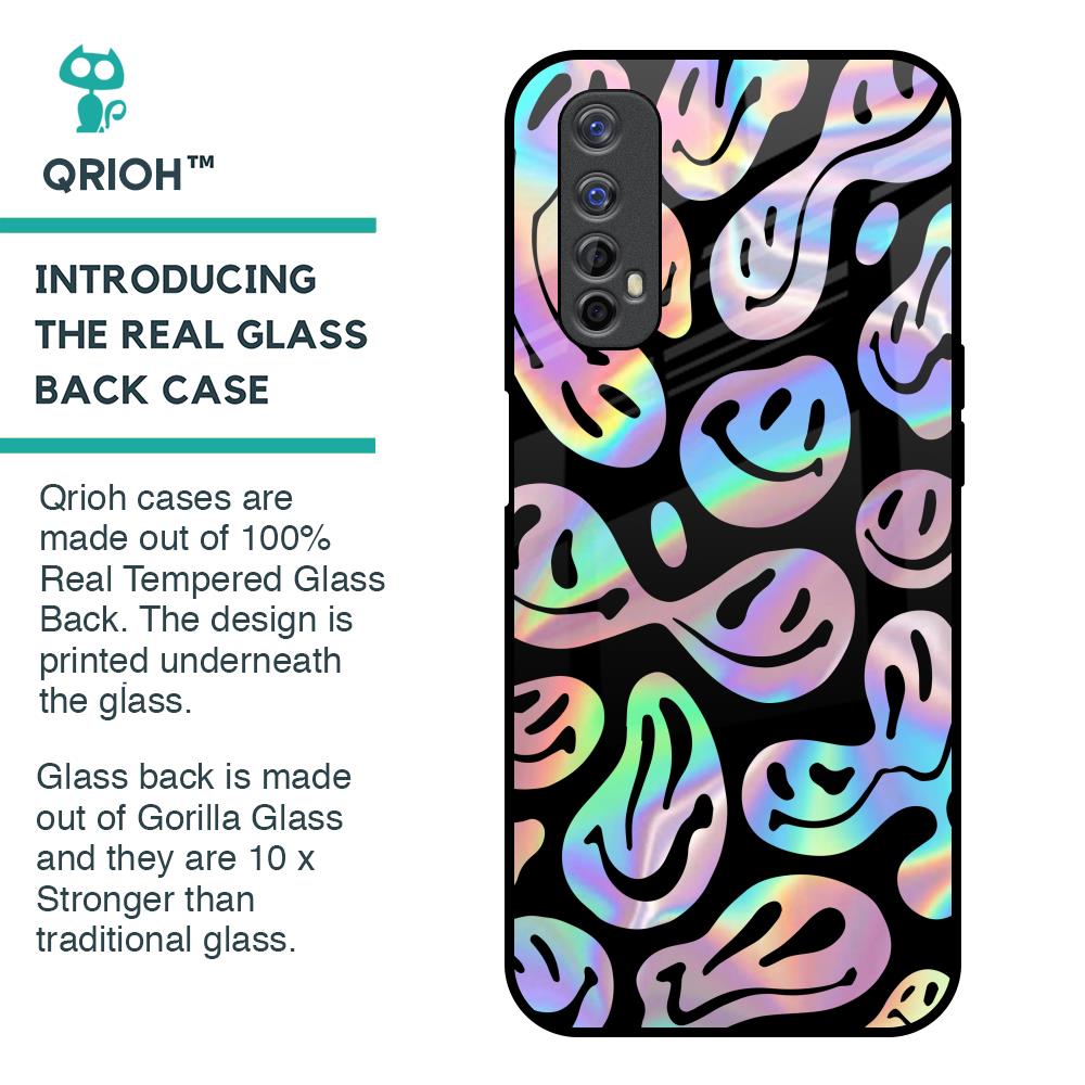 Acid Smile Glass Case for Realme 7