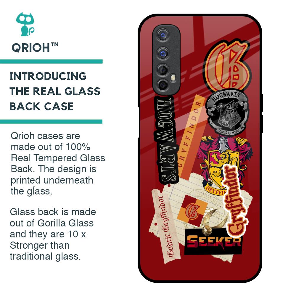 Gryffindor Glass Case for Realme 7