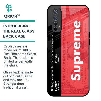 Supreme Ticket Glass Case for Realme 7