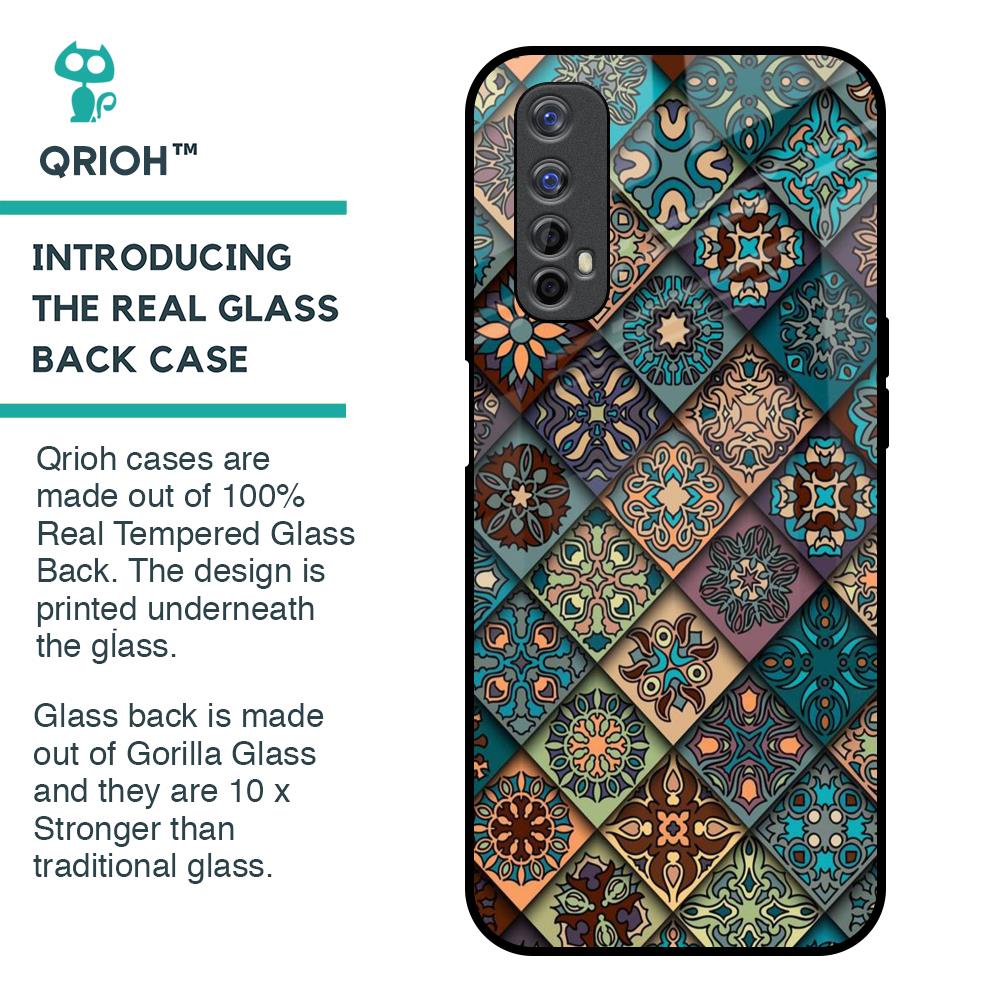 Retro Art Glass Case for Realme 7