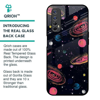 Galaxy In Dream Glass Case For Realme 7