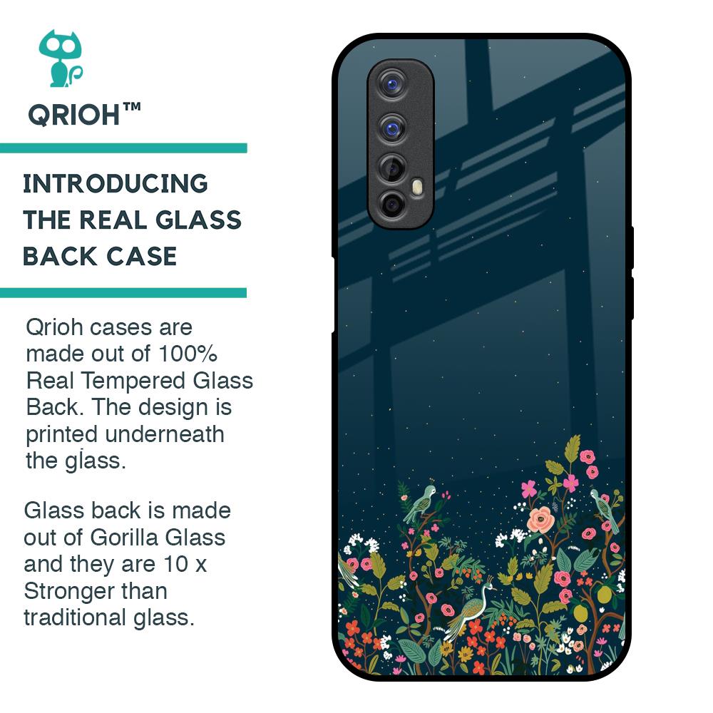 Small Garden Glass Case For Realme 7