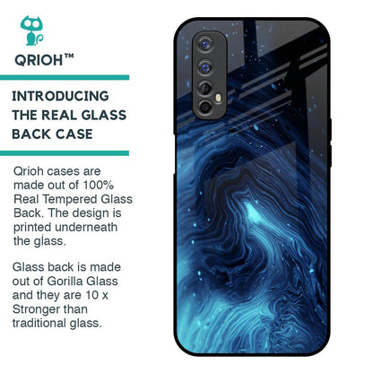Dazzling Ocean Gradient Glass Case For Realme 7