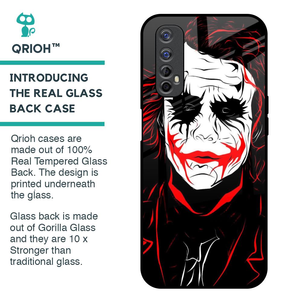 Life In Dark Glass Case For Realme 7