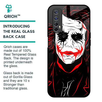 Life In Dark Glass Case For Realme 7