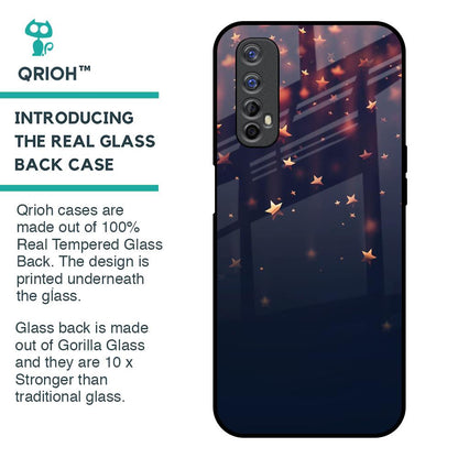 Falling Stars Glass Case For Realme 7