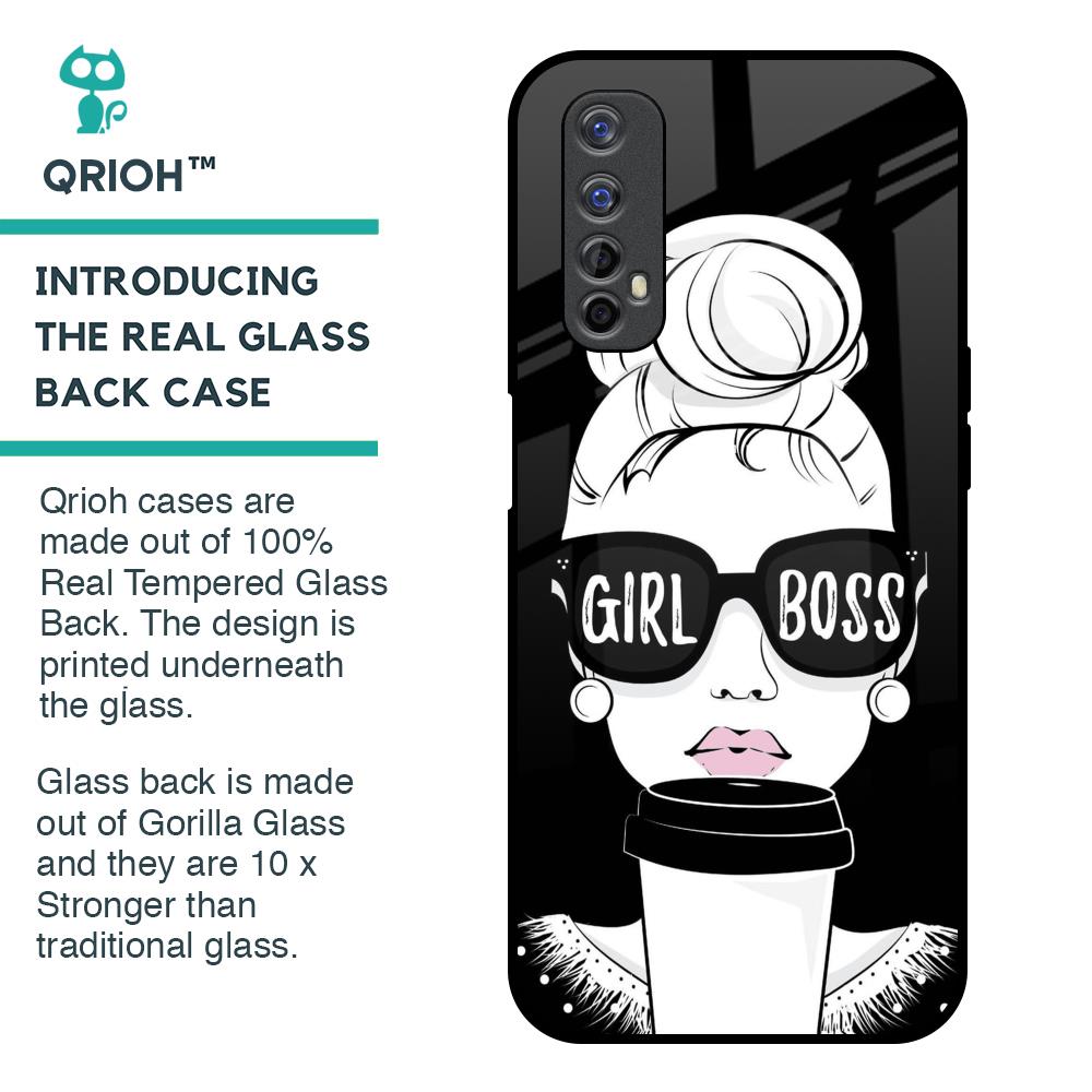 Girl Boss Glass Case For Realme 7