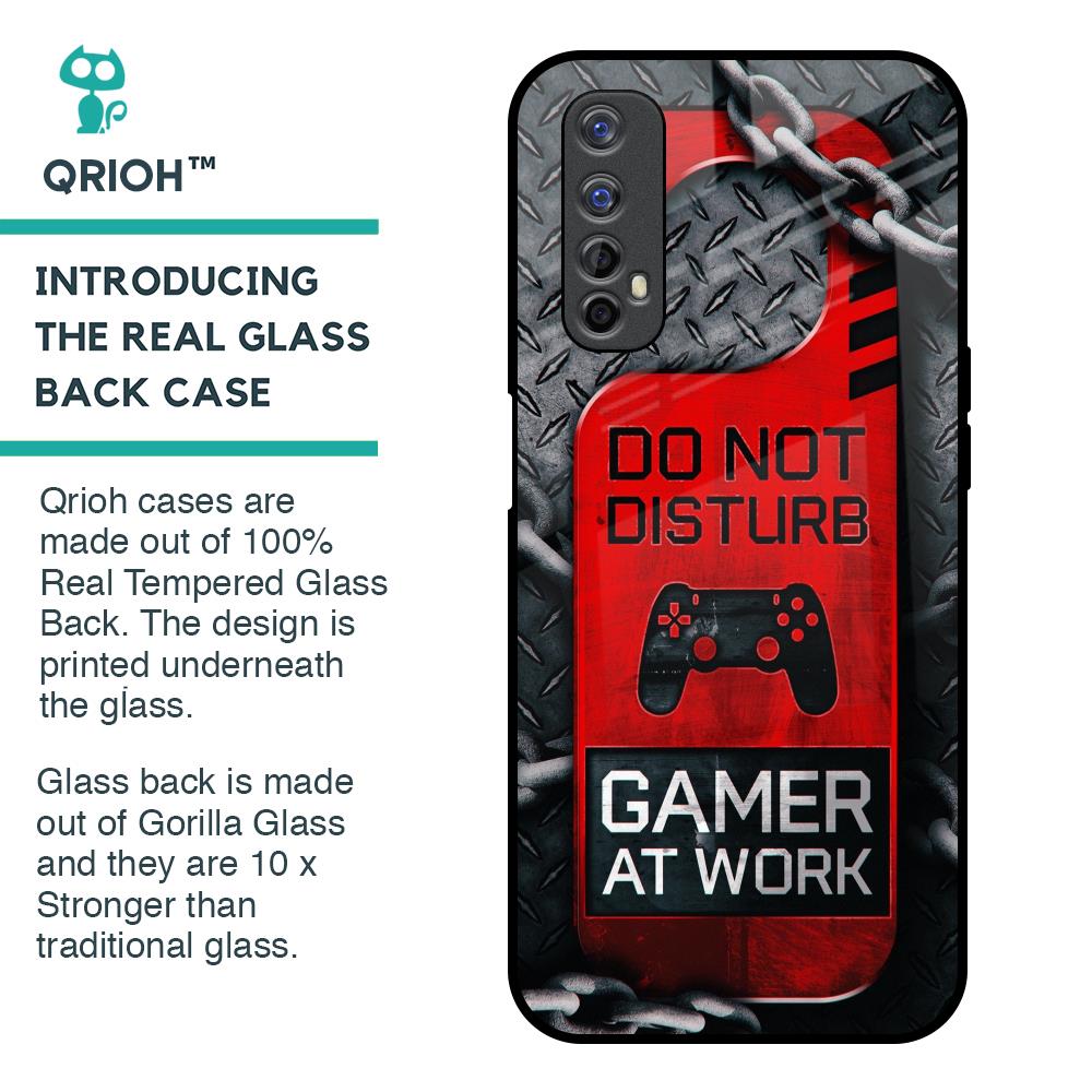 Do No Disturb Glass Case For Realme 7