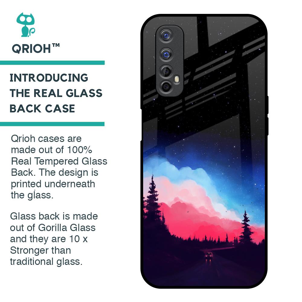 Drive In Dark Glass Case For Realme 7