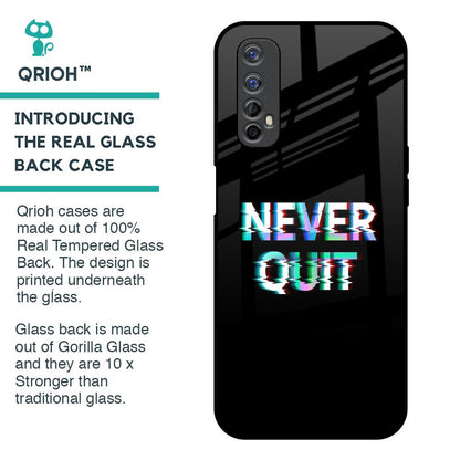 Never Quit Glass Case For Realme 7