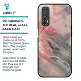 Pink And Grey Marble Glass Case For Realme 7