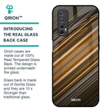 Diagonal Slash Pattern Glass Case for Realme 7