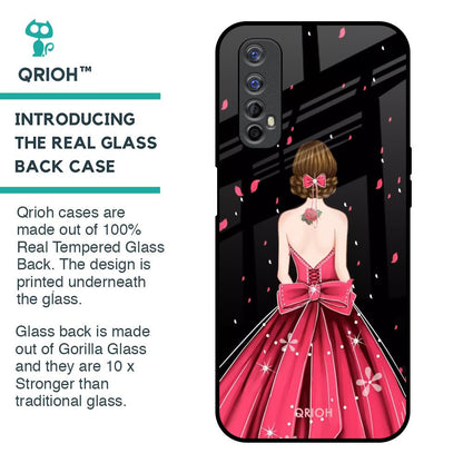 Fashion Princess Glass Case for Realme 7