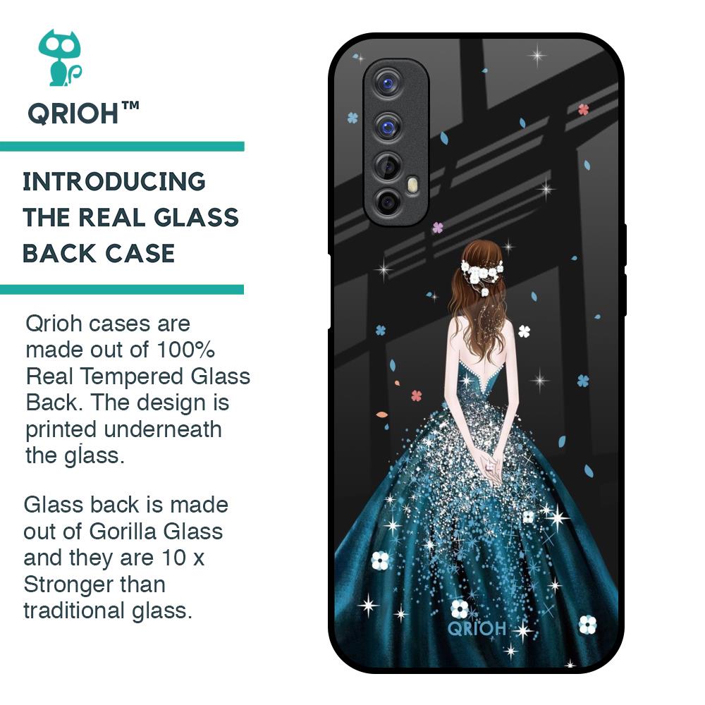 Queen Of Fashion Glass Case for Realme 7