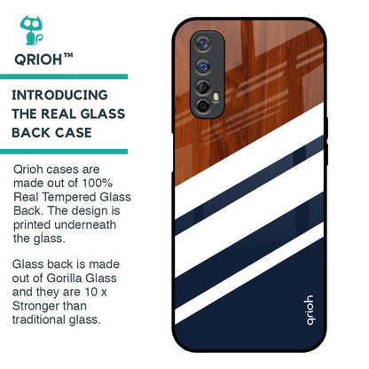Bold Stripes Glass Case for Realme 7