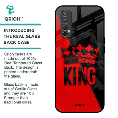 I Am A King Glass Case for Realme 7
