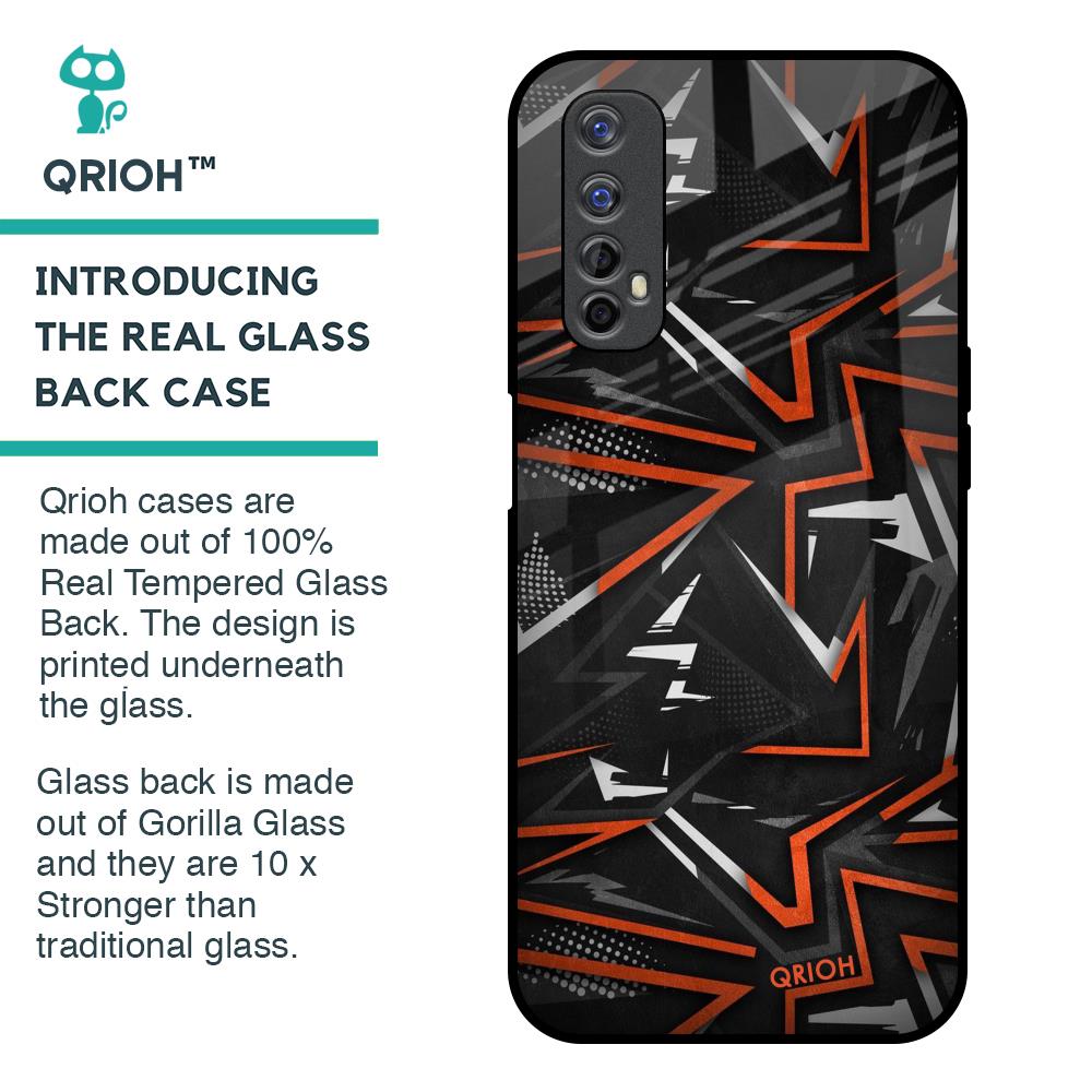 Vector Art Glass Case for Realme 7