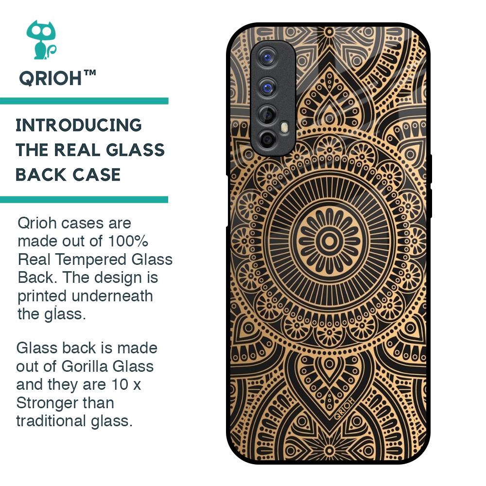 Luxury Mandala Glass Case for Realme 7