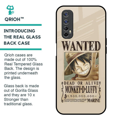 Luffy Wanted Glass Case for Realme 7
