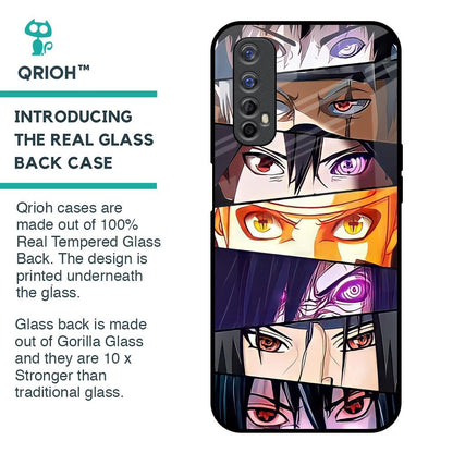 Anime Eyes Glass Case for Realme 7