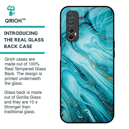 Ocean Marble Glass Case for Realme 7