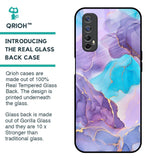 Alcohol ink Marble Glass Case for Realme 7