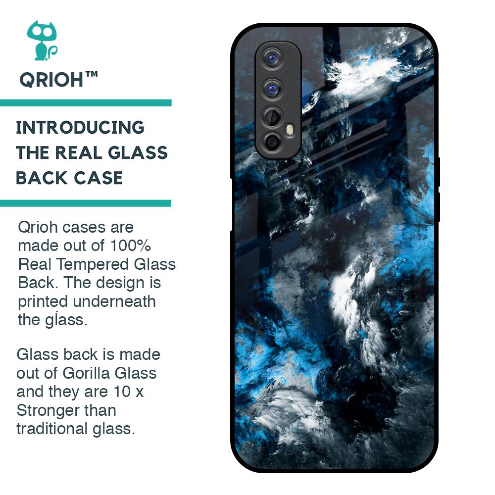 Cloudy Dust Glass Case for Realme 7